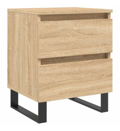 Table de chevet chêne sonoma 40x35x50 cm bois d’ingénierie