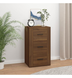 Buffet Chêne marron 40x33x70 cm Bois d'ingénierie