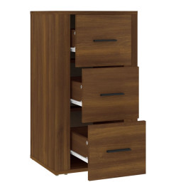 Buffet Chêne marron 40x33x70 cm Bois d'ingénierie