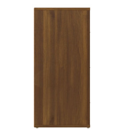 Buffet Chêne marron 40x33x70 cm Bois d'ingénierie
