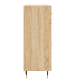 Buffet chêne sonoma 69,5x34x90 cm bois d'ingénierie