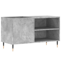 Armoire à disques gris béton 85x38x48 cm bois d'ingénierie