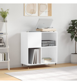 Armoire à disques blanc 84,5x38x89 cm bois d'ingénierie