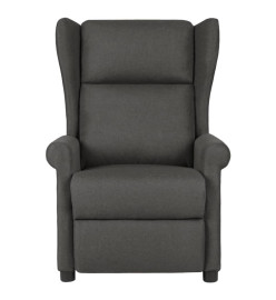 Fauteuil inclinable Gris foncé Tissu