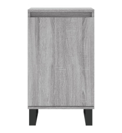 Buffets 2 pcs sonoma gris 40x35x70 cm bois d'ingénierie