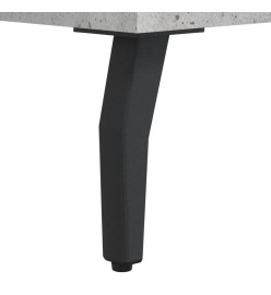 Buffet Gris béton 34,5x34x90 cm Bois d'ingénierie
