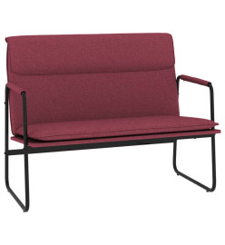 Banc Rouge bordeaux 100x64x80 cm Tissu