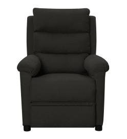 Fauteuil inclinable Noir Tissu