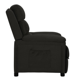 Fauteuil inclinable Noir Tissu