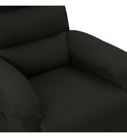 Fauteuil inclinable Noir Tissu