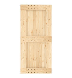 Porte 95x210 cm bois massif de pin