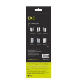 EKO Ensemble sacs poubelle B 7-9 L 24x25 pcs Blanc