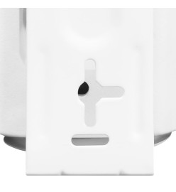 Haut-parleurs stéréo muraux 2pcs blanc intérieur extérieur 100W