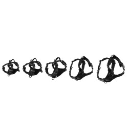 FLAMINGO Harnais pour chiens Balou Noir S 40-55 cm 20mm