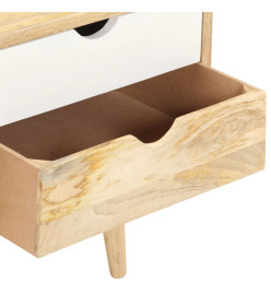 Meuble TV 90x35x45 cm Bois massif de manguier