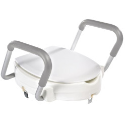 RIDDER Siège de toilette avec barre de sécurité Blanc 150 kg A0072001