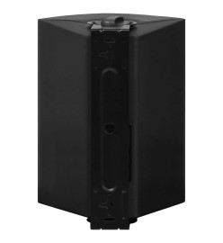 Haut-parleurs stéréo muraux 2 pcs noir intérieur extérieur 120W