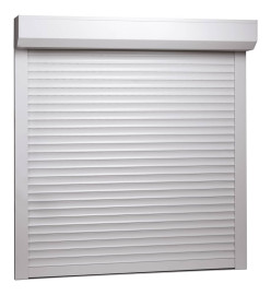 Volet roulant aluminium 100x100 cm blanc