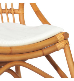 Chaise en rotin Marron clair Lin