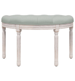 Banc Gris clair 81,5x41x49 cm Velours