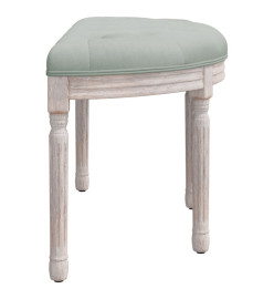 Banc Gris clair 81,5x41x49 cm Velours