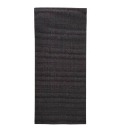 Tapis Sisal naturel 66x150 cm Noir