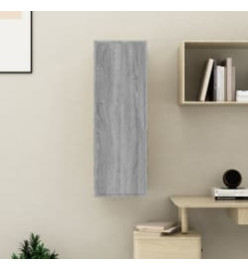 Meuble TV Sonoma gris 30,5x30x90 cm Bois d'ingénierie