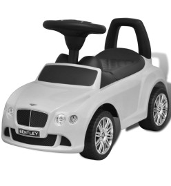 Voiture à pousser par pied pour enfants Bentley Blanc