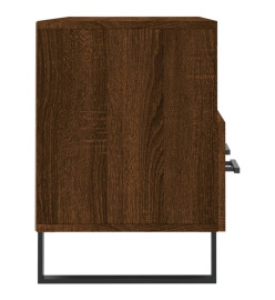 Meuble TV chêne marron 102x36x50 cm bois d'ingénierie