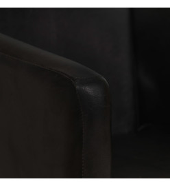 Fauteuil Noir Cuir véritable