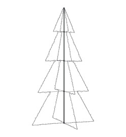 Arbre de Noël cône 360 LED d'intérieur/d'extérieur 143x250 cm