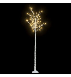 Sapin de Noël 200 LED blanc chaud Saule 2,2 m Int/Ext