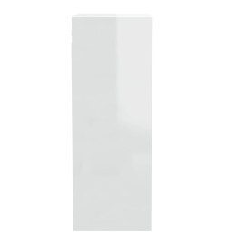 Armoire murale Blanc brillant 34,5x32,5x90 cm Bois d'ingénierie