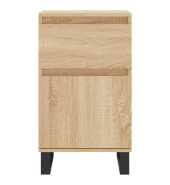 Buffets 2 pcs chêne sonoma 40x35x70 cm bois d'ingénierie
