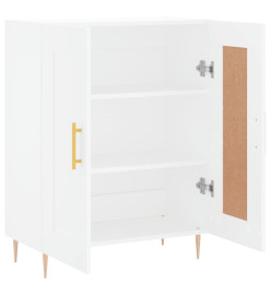 Buffet blanc 69,5x34x90 cm bois d'ingénierie