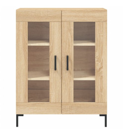 Buffet chêne sonoma 69,5x34x90 cm bois d'ingénierie