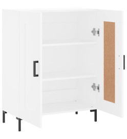 Buffet blanc 69,5x34x90 cm bois d'ingénierie