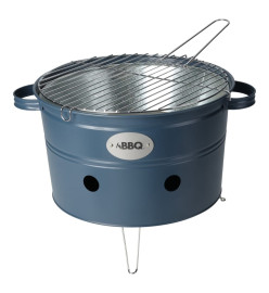 ProGarden Seau à barbecue avec 2 poignées 34,5 cm bleu foncé mat