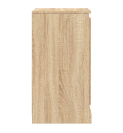 Buffet chêne sonoma 37,5x35,5x67,5 cm bois d'ingénierie
