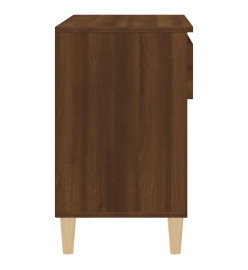 Armoire à chaussures Chêne marron 70x36x60 cm Bois d'ingénierie