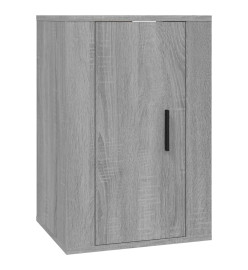 Ensemble de meubles TV 3 pcs Sonoma gris Bois d'ingénierie