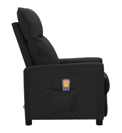 Fauteuil de massage Noir Tissu