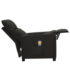 Fauteuil de massage Noir Tissu