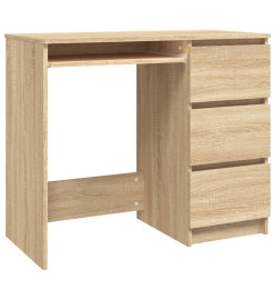 Bureau Chêne sonoma 90x45x76 cm Aggloméré