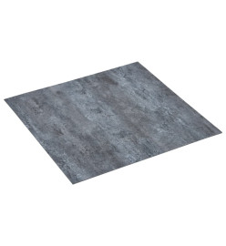 Planches plancher autoadhésives 20 pcs PVC 1,86 m² Marbre gris