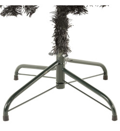 Sapin de Noël étroit Noir 180 cm