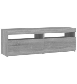 Meubles TV 2 pcs avec lumières LED Sonoma gris 60x35x40 cm