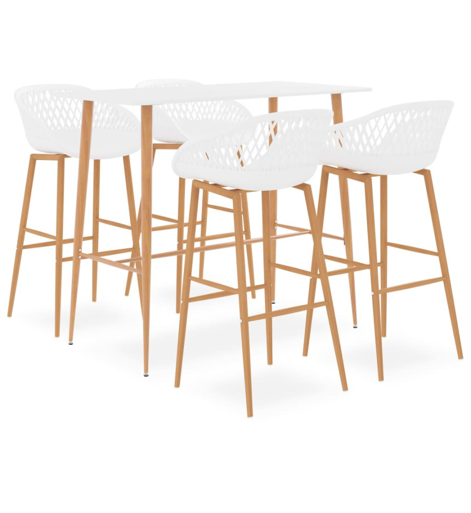 Ensemble de bar 5 pcs Blanc