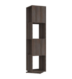 Armoire rotative Gris/chêne Sonoma 34,5x34,5x147,5 cm Aggloméré