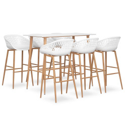 Ensemble de bar 7 pcs Blanc